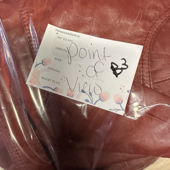 NORDSTROM POINT OF VIEW Vintage genuine leather button hooded jacket. SMALL - Picture 12 of 12